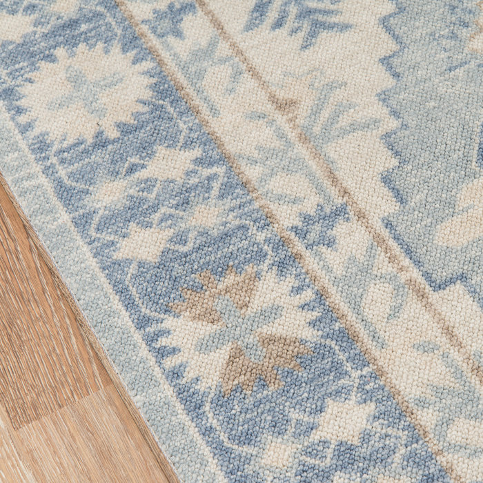 Erela Oriental Blue Area Rug & Reviews AllModern
